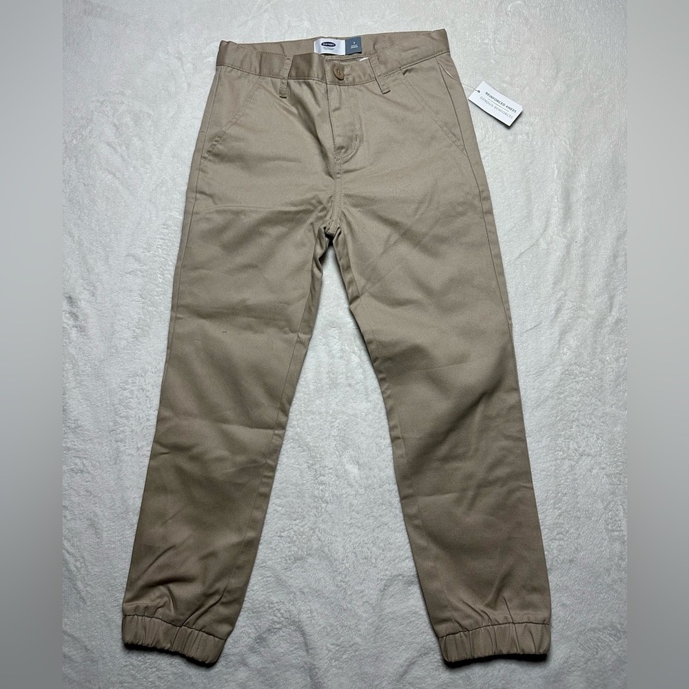 Old Navy Boys Size 7 Khakis Pants with Reinforced Knees NWT